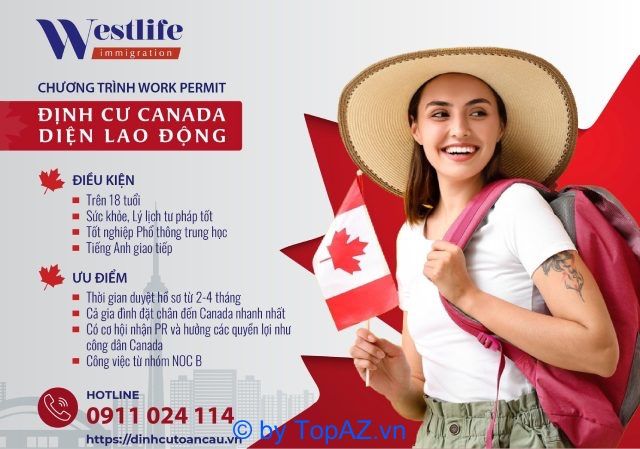 Công ty Tư vấn Định cư WESTLIFE chuyên cung cấp tư vấn cho các chương trình định cư Canada theo diện lao động