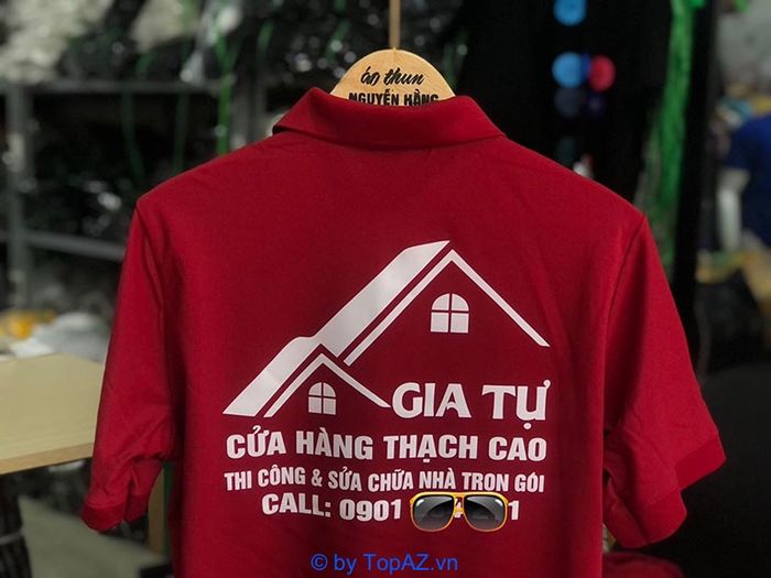 xưởng in áo thun theo yêu cầu tại TPHCM