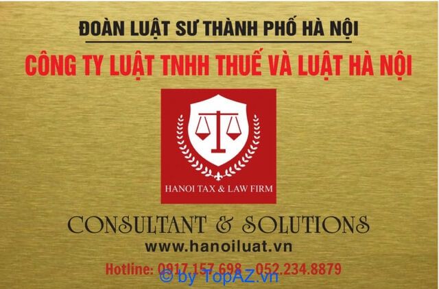 Công ty Luật TNHH Thuế và Luật Hà Nội cung cấp dịch vụ tư vấn pháp lý với sự chuyên nghiệp và tận tâm.