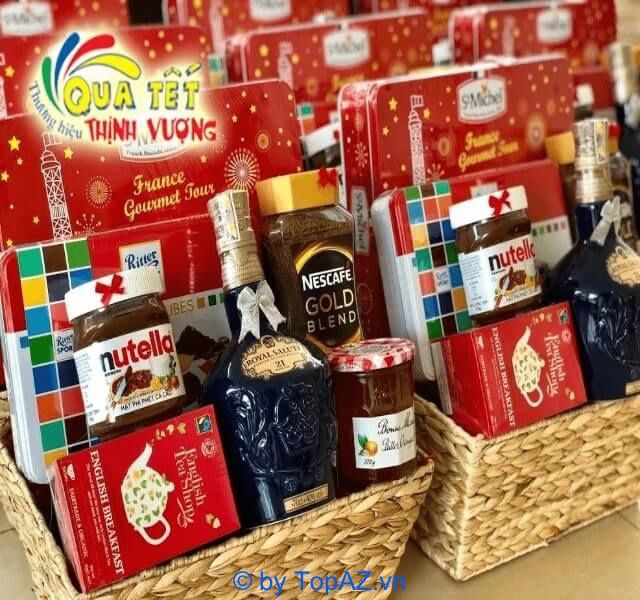 Sản phẩm quà Tết tại Quà Tết Thịnh Vượng đều là hàng nhập khẩu chất lượng cao.