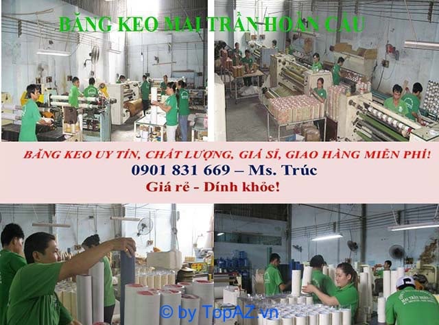 Công ty sản xuất băng keo giá sỉ tại TPHCM