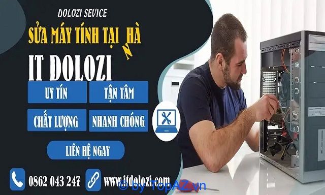 Dolozi Computer cung cấp dịch vụ sửa máy tính tại nhà rất tiện lợi