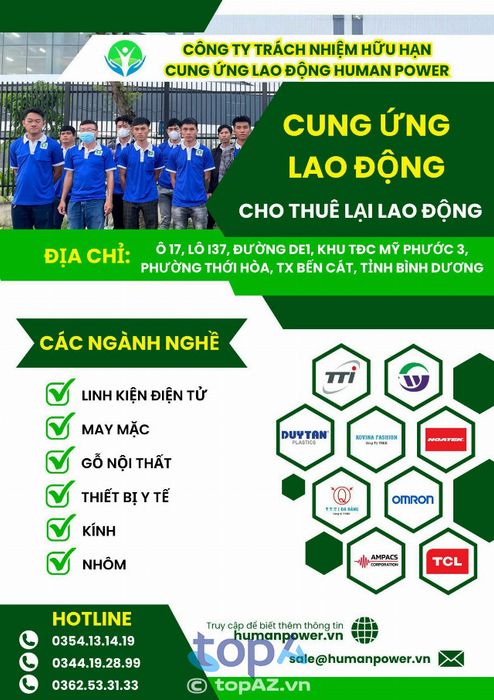 công ty cung cấp lao động tại tphcm