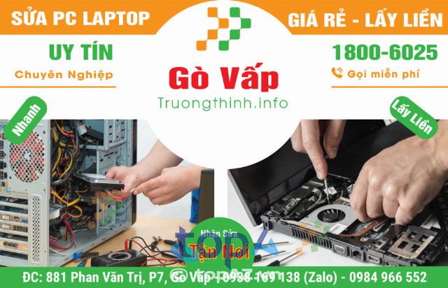 Vi Tính Trường Thịnh tại Gò Vấp chuyên sửa chữa máy tính và laptop