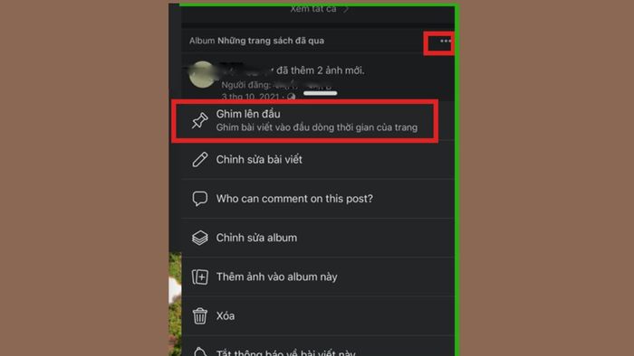 Hướng dẫn cách ghim bài viết trên fanpage Facebook