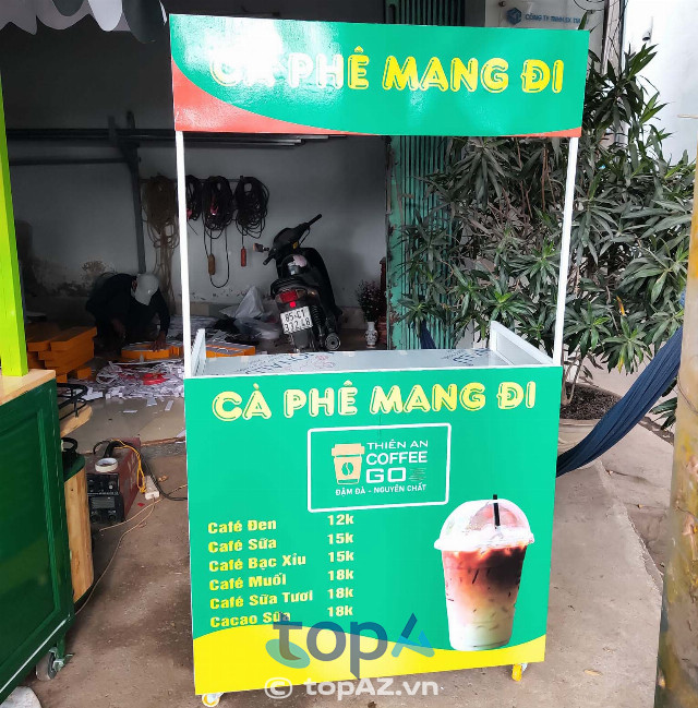 Xe bán cà phê di động Phúc Khang