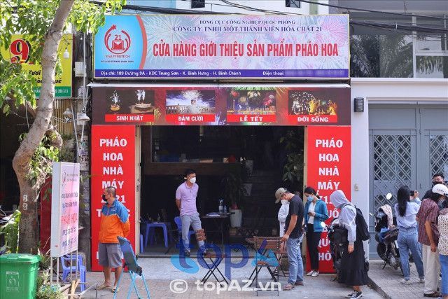 Địa chỉ mua pháo hoa Z121 tại Huyện Bình Chánh, TPHCM