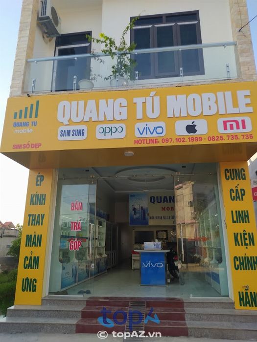 Cửa hàng điện thoại di động Quang Tú tại Thái Bình