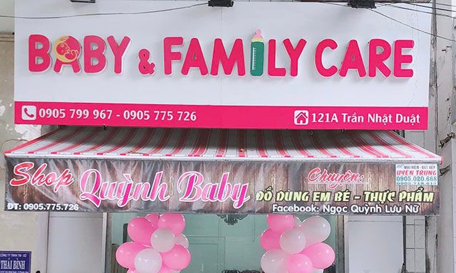 Cửa hàng Baby and Family Care tại Nha Trang