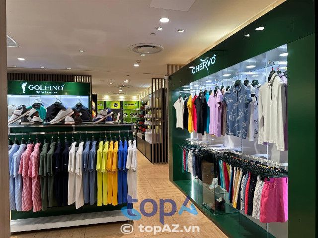 cửa hàng quần áo golf tại TPHCM