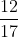 \frac{12}{17}
