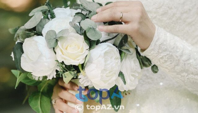 Tiệm hoa cưới đẹp cho cô dâu tại Tây Hồ