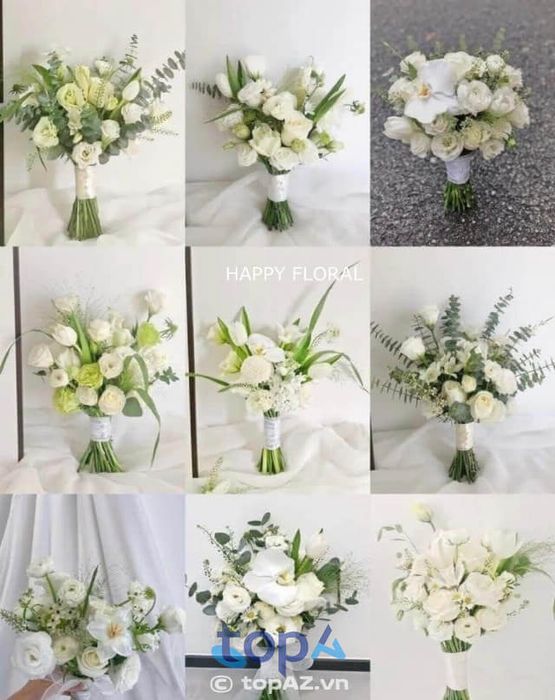 Các mẫu hoa cưới do Happy Floral tại Thanh Xuân thiết kế