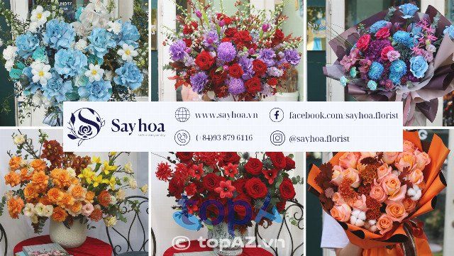 Sayhoa - Cửa hàng hoa tươi theo phong cách Châu Âu tại Hoàn Kiếm