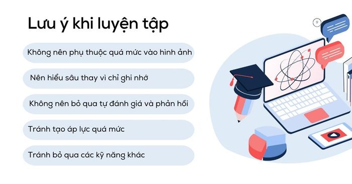 Những điểm cần chú ý khi luyện tập