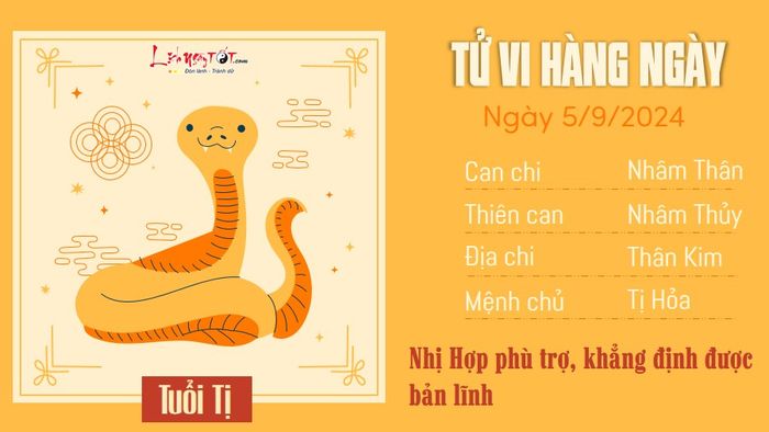 Tử vi hàng ngày 5/9/2024 - Tuổi Tị