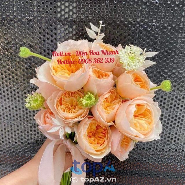 cửa hàng hoa cưới tại tphcm