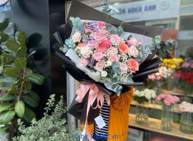 Cửa hàng hoa tươi Huong Flower tại quận Bình Thạnh