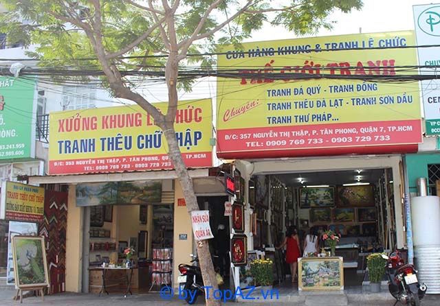 Mua tranh thêu chữ thập giá rẻ tại TPHCM