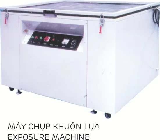 Máy chụp khuôn lụa