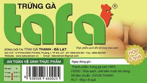 Trứng gà Tafa