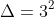 \Delta = 3^2 + 4 \cdot 180 = 729, \sqrt{\Delta} = 27