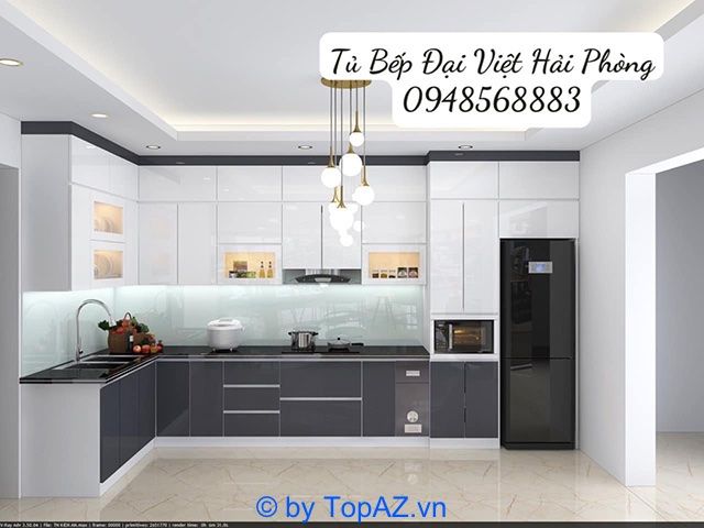 Cửa hàng tại Hải Phòng chuyên cung cấp tủ bếp inox cánh kính với sự chuyên nghiệp cao.