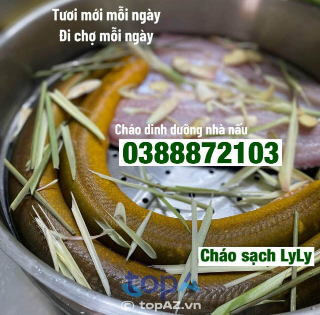 Nguyên liệu chế biến cháo luôn tươi mới mỗi ngày