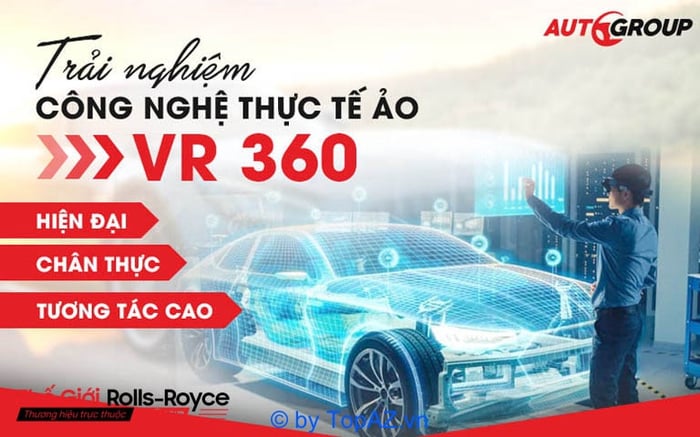 Thế Giới Rolls-Royce mang đến cho khách hàng trải nghiệm công nghệ thực tế ảo VR-360.