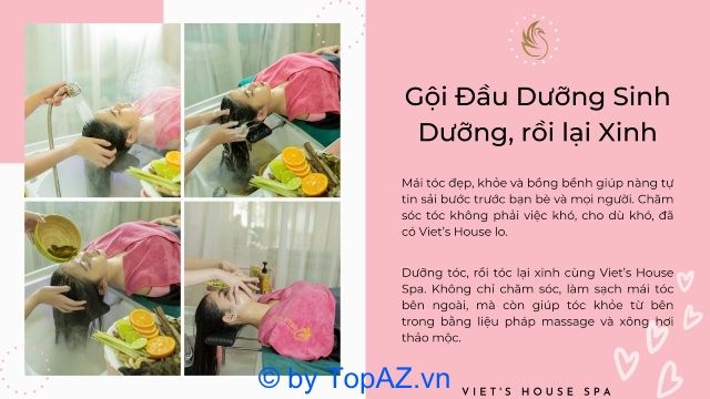 Gội đầu dưỡng sinh tại Viet’s House Spa