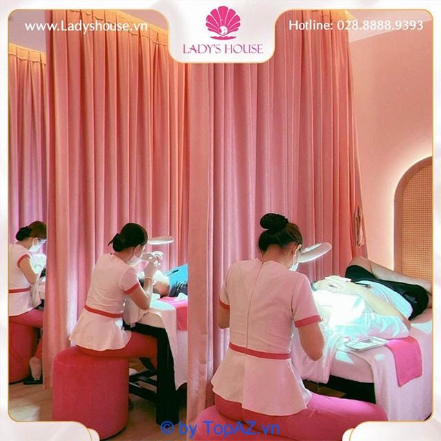 Dịch vụ điều trị mụn tại Lady’s House Spa Bình Dương