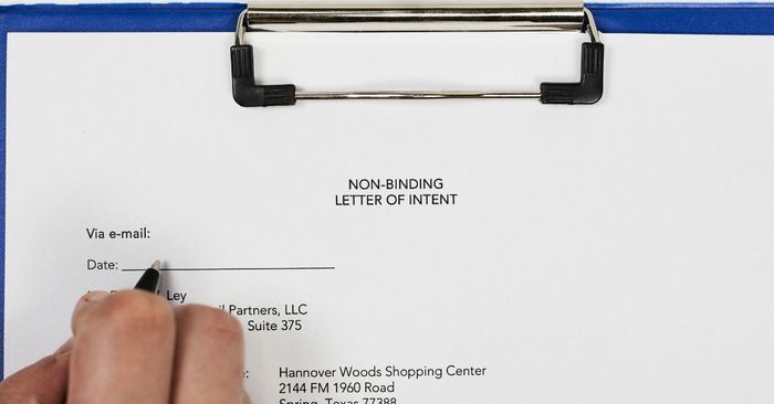 Những điểm cần lưu ý khi viết Letter of Intent
