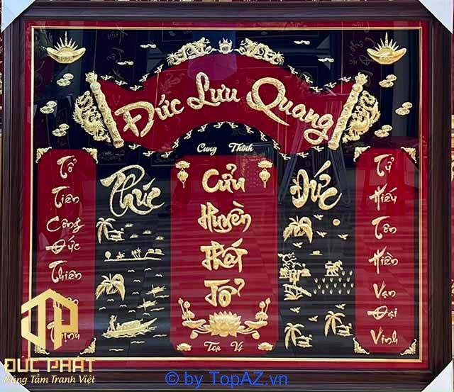 Tranh Thờ Cửu Huyền Thất Tổ Cao Cấp