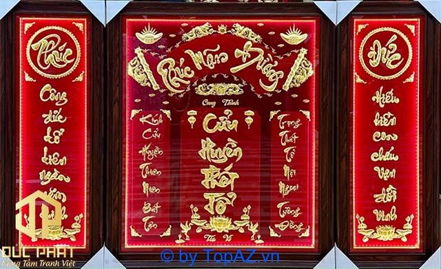 tranh thờ cửu huyền thất tổ đẹp nhất