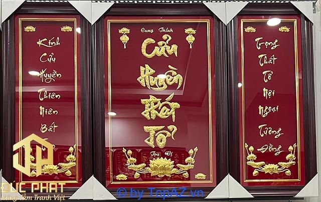 Tranh Thờ Cửu Huyền Thất Tổ