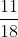 \frac{11}{18}