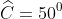 \widehat{C} = 50^{\circ}