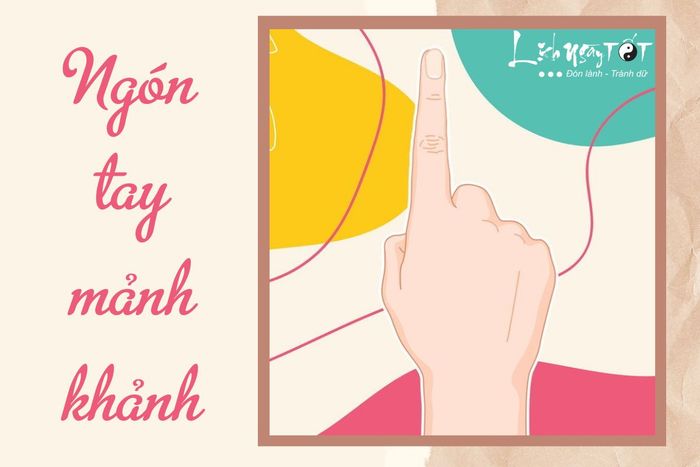 Ngón tay mảnh khảnh