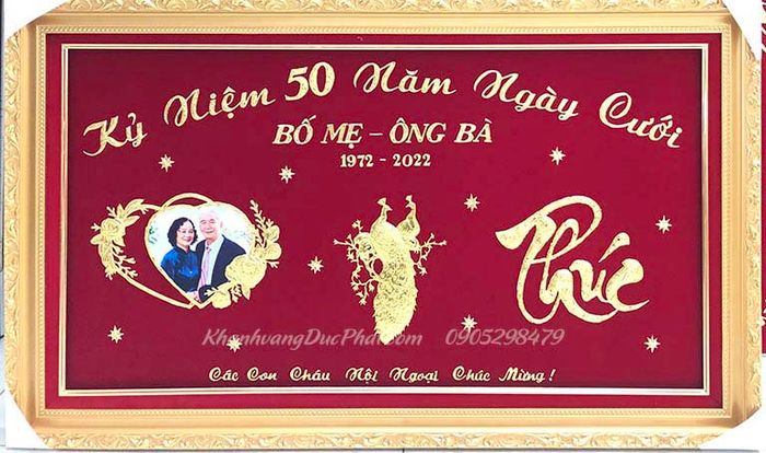 Khánh vàng kỷ niệm 50 năm ngày cưới