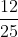 \frac{12}{25}