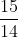 \frac{15}{14}