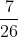 \frac{7}{26}