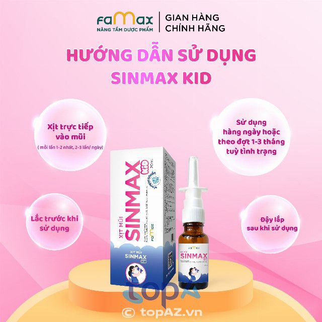 Cách sử dụng Sinmax Kid