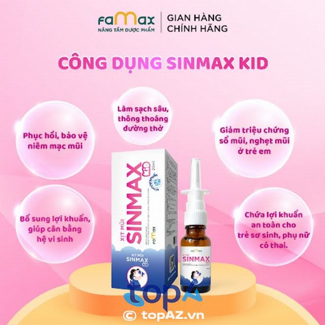 Xịt mũi Sinmax Kid