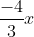 rac{-4}{3}x + rac{-4 - 5 sqrt{2}}{3}