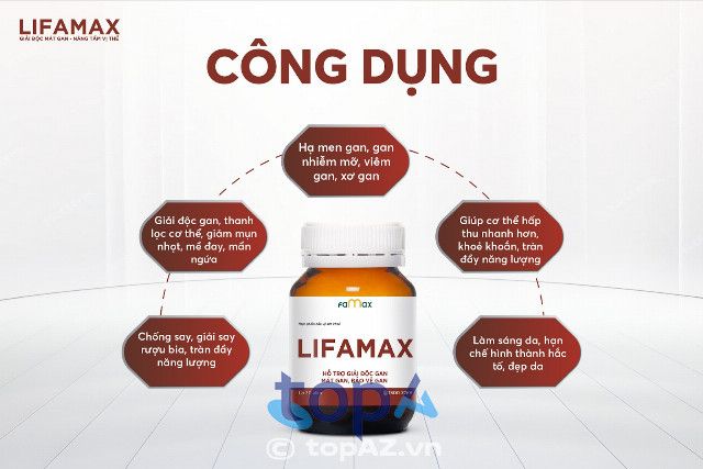 các công dụng của giải độc gan lifamax