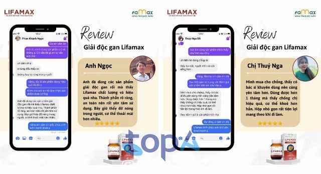 đánh giá giải độc gan lifamax