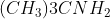 (CH_3)3CNH_2