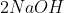 2NaOH + CO_{2} → Na_{2}CO_{3} + H_{2}O