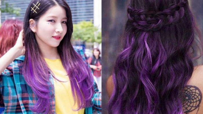 Tóc tím Highlight